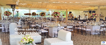 Landing page de Quinta La Lomita con galería